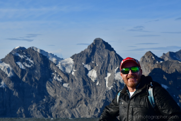 hiking around the Aletsch glacier, hiking men outdoor photo shootings
